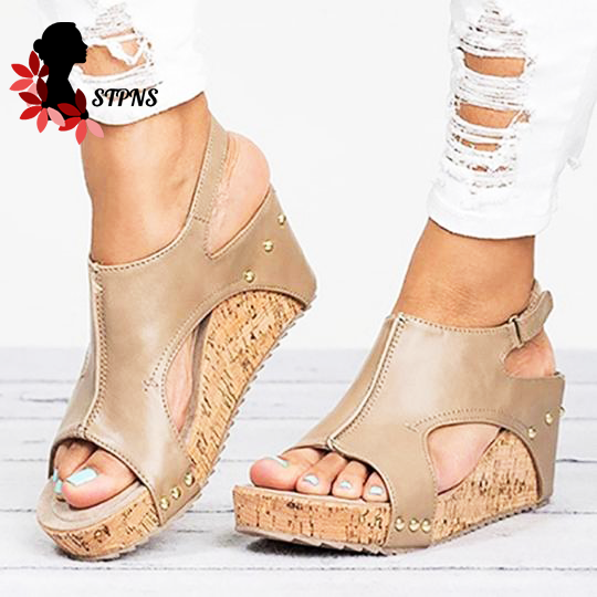 STPNS Gladiator Sandals Platform Women