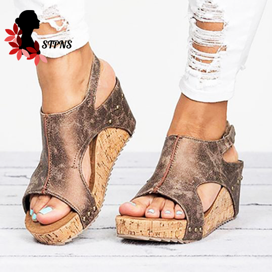 STPNS Gladiator Sandals Platform Women