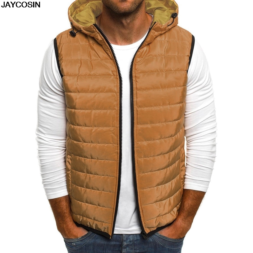Details about  Mens Quilted Padded Gilet Outdoor Sleeveless Coat Body warmer With Without Hood