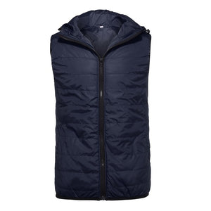 Details about  Mens Quilted Padded Gilet Outdoor Sleeveless Coat Body warmer With Without Hood