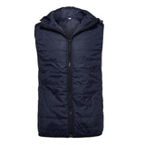 Details about  Mens Quilted Padded Gilet Outdoor Sleeveless Coat Body warmer With Without Hood