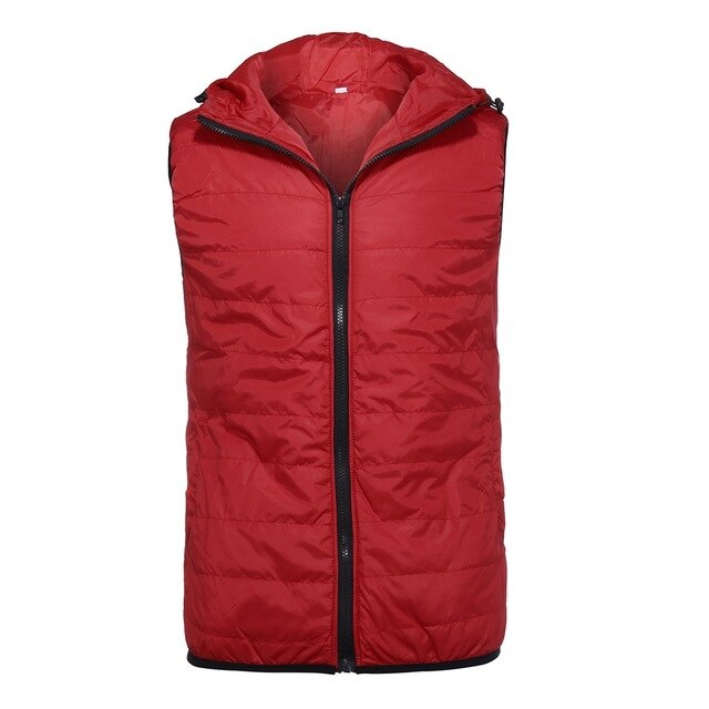 Details about  Mens Quilted Padded Gilet Outdoor Sleeveless Coat Body warmer With Without Hood