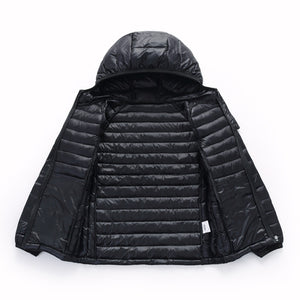 Men’s Hooded Gilet Body Warmer Puffer Quilted Padded Coat Sleeveless Jack Black
