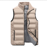 Mens Winter Quilted Coat Body Warmer Waistcoat Warm Sleeveless Gilet Jacket UK