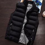 Mens Winter Quilted Coat Body Warmer Waistcoat Warm Sleeveless Gilet Jacket UK