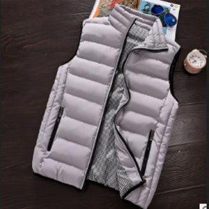 Mens Winter Quilted Coat Body Warmer Waistcoat Warm Sleeveless Gilet Jacket UK