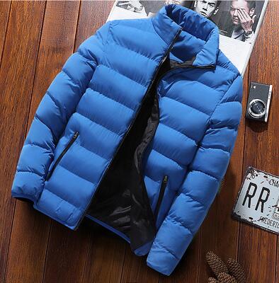 Mens Puffer Bubble Down Coat Winter Warm Quilted Padded Hooded Jacket Outwear