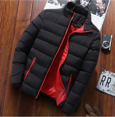 Mens Puffer Bubble Down Coat Winter Warm Quilted Padded Hooded Jacket Outwear