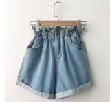 Summer High Waist Denim Shorts