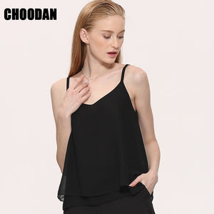 Tank Top Women Chiffon Blouses