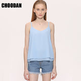 Tank Top Women Chiffon Blouses