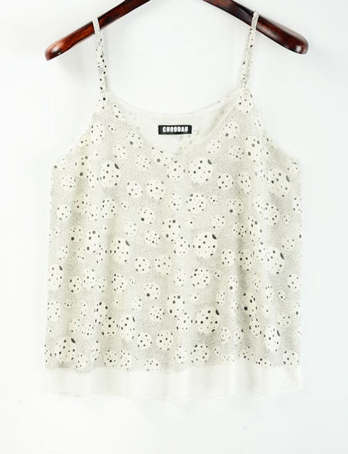 Tank Top Women Chiffon Blouses