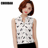 Summer Shirt Women Blouse And Shirt Sleeveless