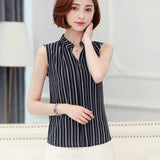 Summer Shirt Women Blouse And Shirt Sleeveless