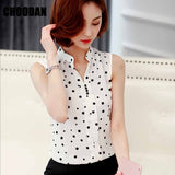 Summer Shirt Women Blouse And Shirt Sleeveless