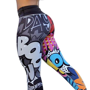 Women Digital Printing Leggings Workout Leggings