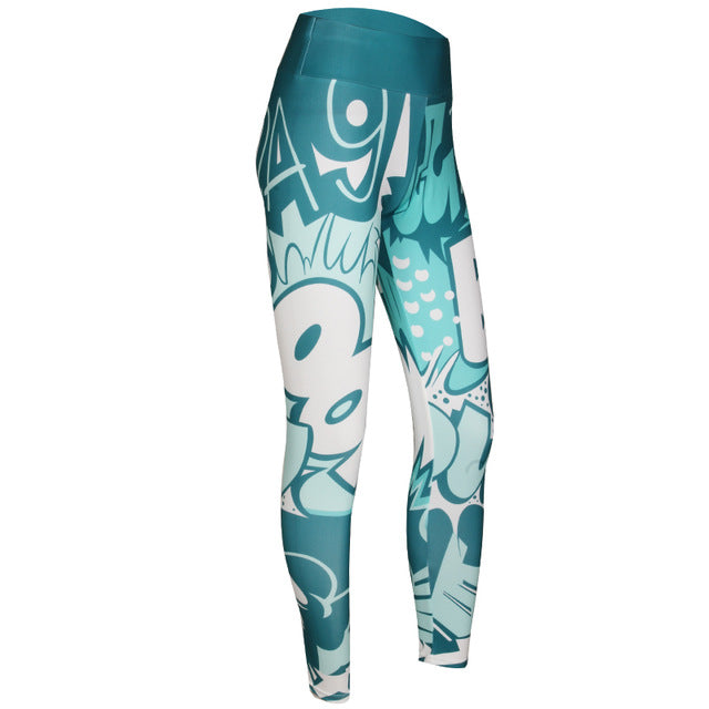 Women Digital Printing Leggings Workout Leggings