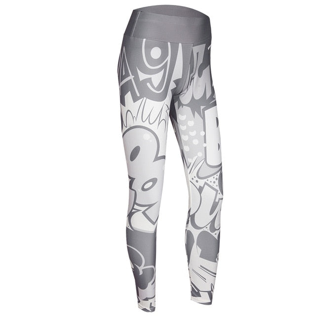 Women Digital Printing Leggings Workout Leggings