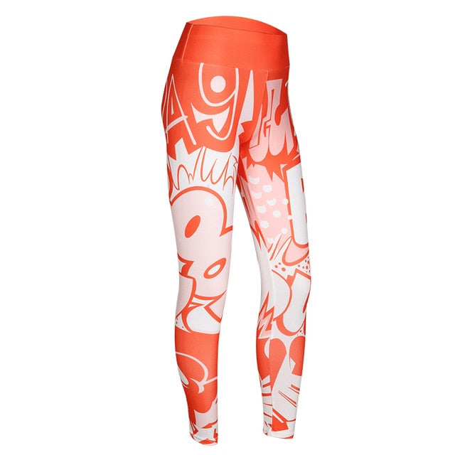 Women Digital Printing Leggings Workout Leggings