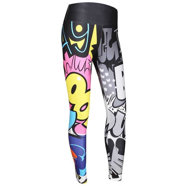 Women Digital Printing Leggings Workout Leggings