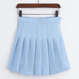 Women Fashion Summer high waist pleated skirt