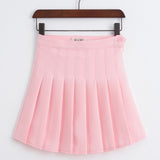 Women Fashion Summer high waist pleated skirt