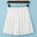 Women Fashion Summer high waist pleated skirt