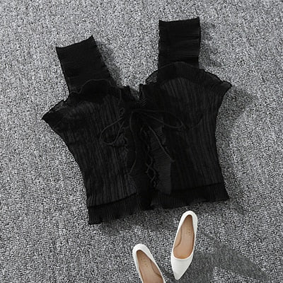 Shintimes 2018 New Summer Autumn Bustier White Black