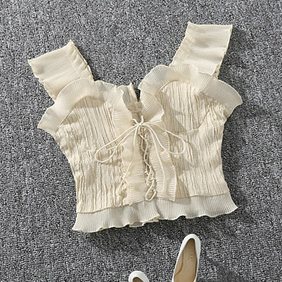 Shintimes 2018 New Summer Autumn Bustier White Black