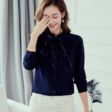 Shirt Long Sleeve Shirts Korean Ruffles Women