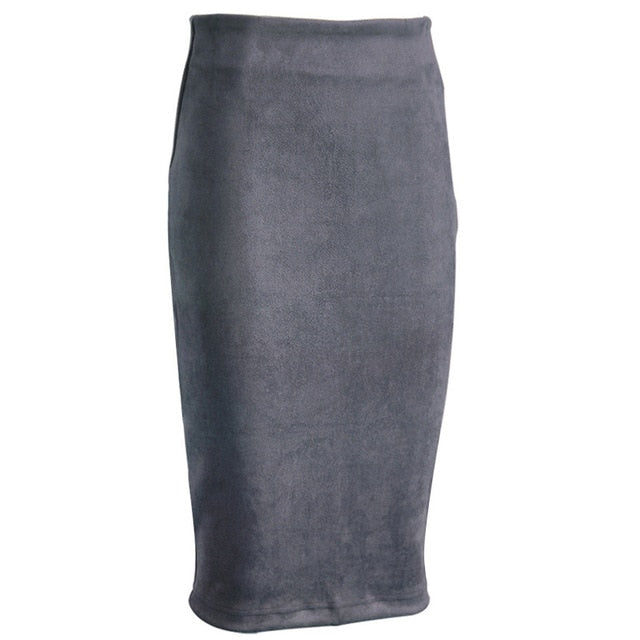 Super Deals Women Suede Solid Color