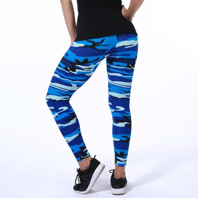 New Fashion 2019 Camouflage Printing Elasticity Leggings