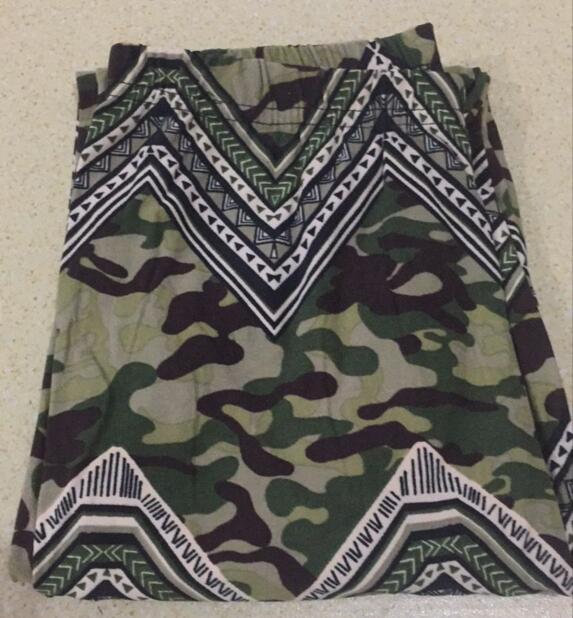 New Fashion 2019 Camouflage Printing Elasticity Leggings