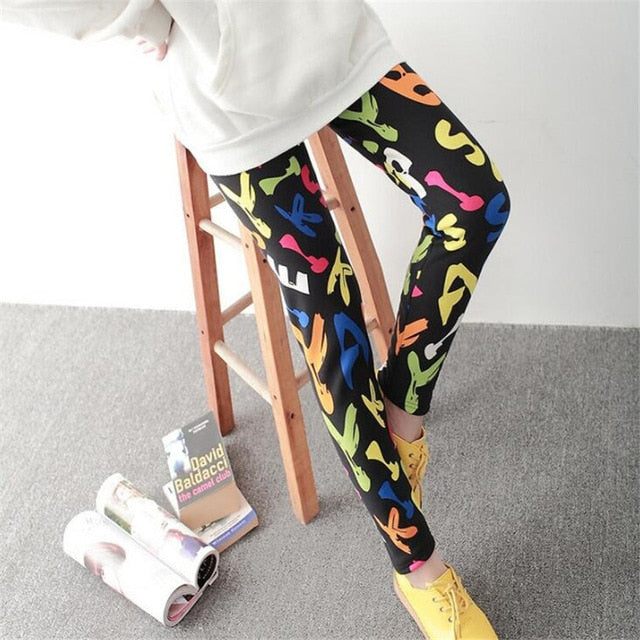New Fashion 2019 Camouflage Printing Elasticity Leggings