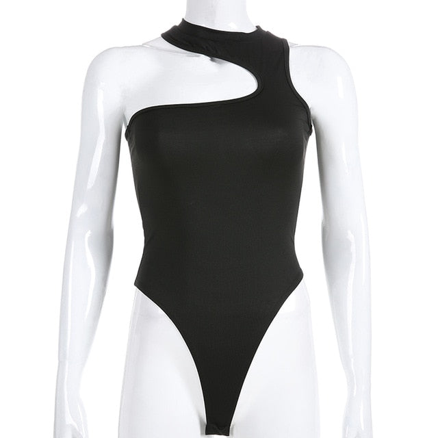 Summer One Shoulder Off Bodysuit