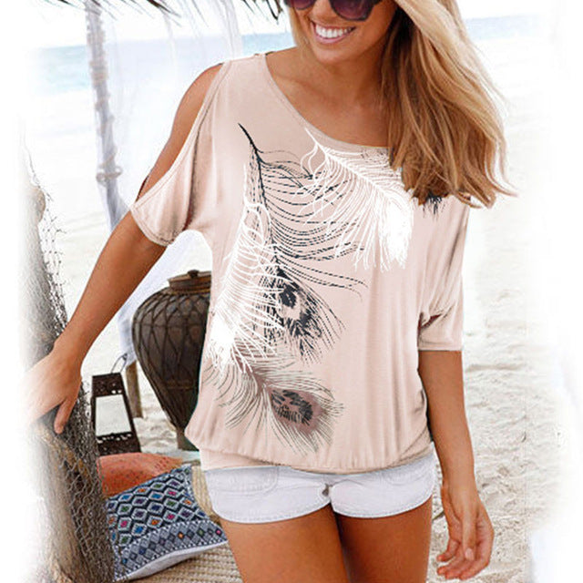 Women Summer Tshirt Casual Short