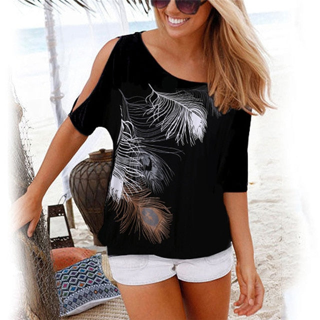 Women Summer Tshirt Casual Short