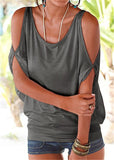 Women Blouses Summer Casual Sexy Off Shoulder Blouse Shirt