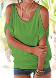 Women Blouses Summer Casual Sexy Off Shoulder Blouse Shirt