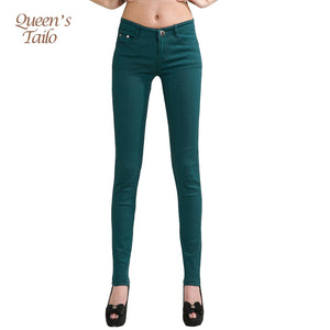Women Pants Candy Jeans 2019 Spring Fall