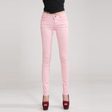 Women Pants Candy Jeans 2019 Spring Fall