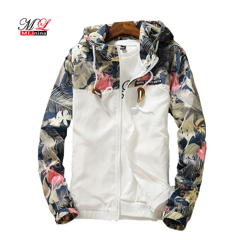 Windbreaker Womens Jacket Autumn Causal