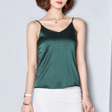 Women Camis Silk Crop Top Women Camisole