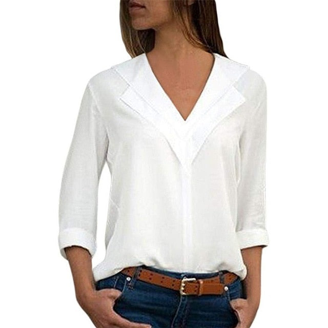 Women blouses long sleeve girl shirts Fashion