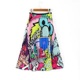 Srping Summer Women Skirts Cartoon
