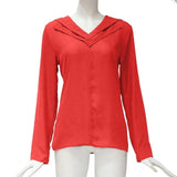 Women blouses long sleeve girl shirts Fashion