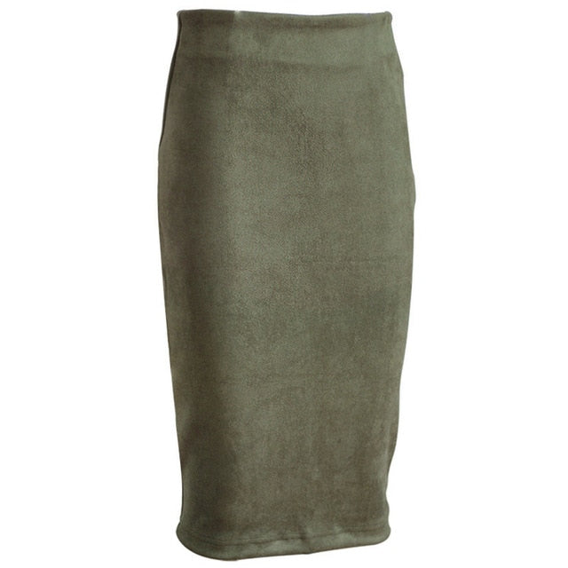 Super Deals Women Suede Solid Color