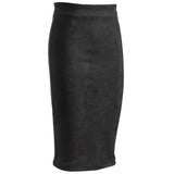 Super Deals Women Suede Solid Color