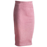 Super Deals Women Suede Solid Color