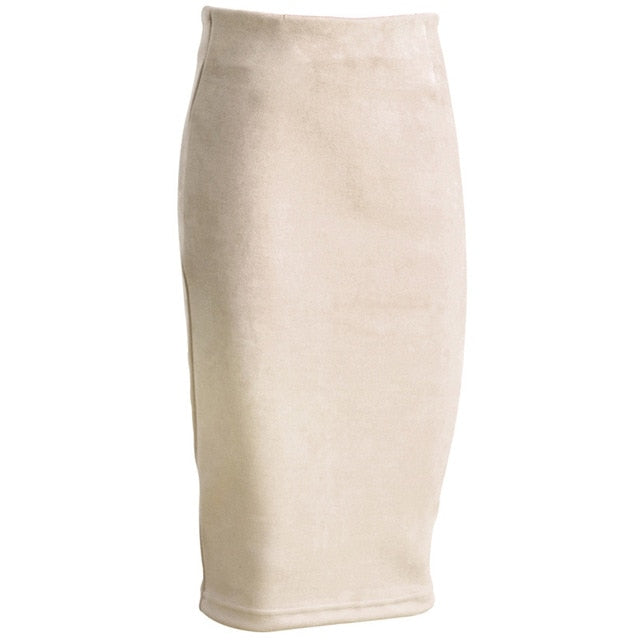 Super Deals Women Suede Solid Color